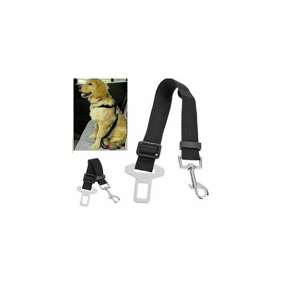 Pet Dog Adjustable Travel SEAT BELT Car Safety Harnesses