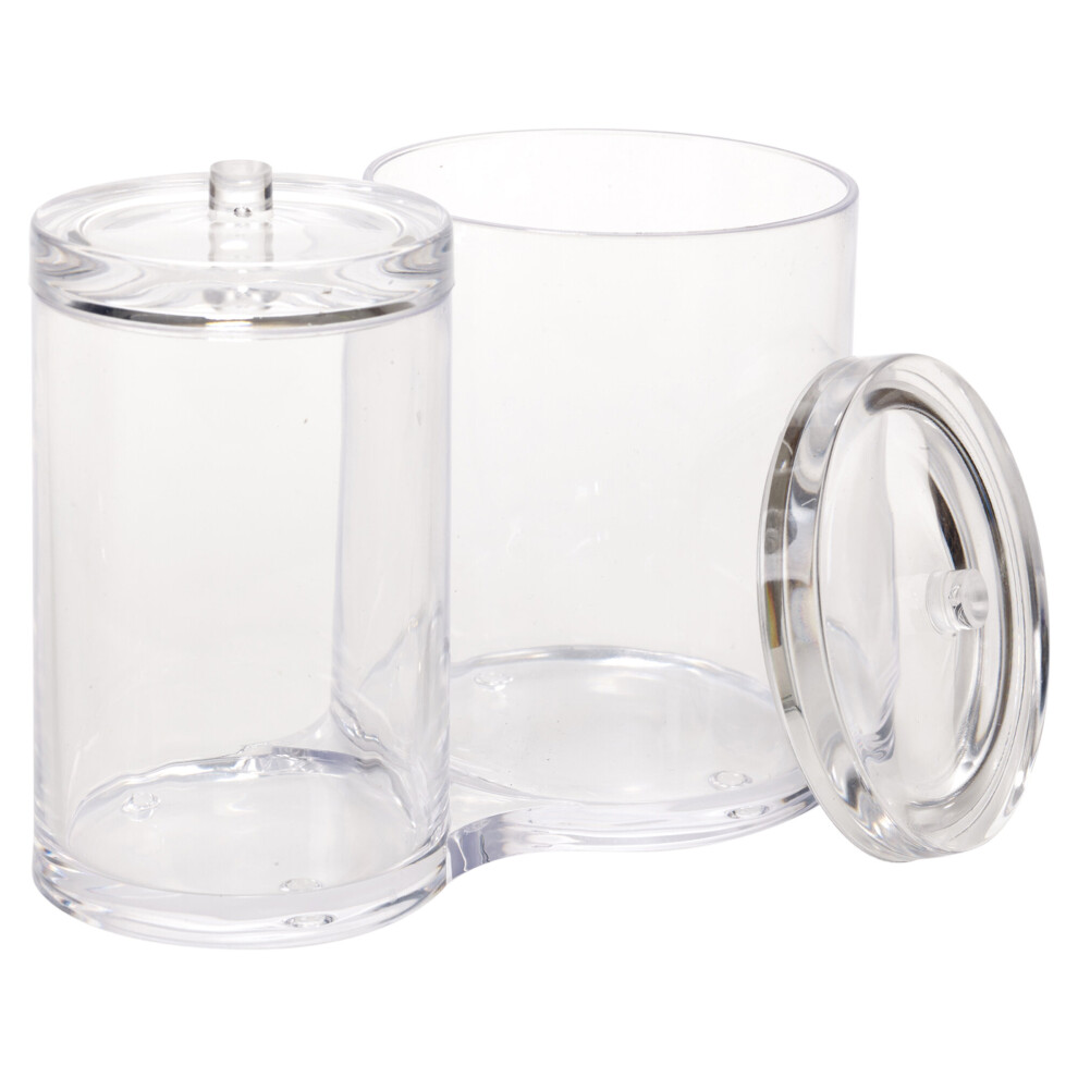 (Cotton Pad and Earbud Holder) Make Up Cosmetic Box Case Storage Organisers-image-OPC-P6ZXSKR-NEW