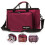 (Maroon) Hillington Knitting Storage Bag Organiser Holder 2