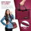 (Maroon) Hillington Knitting Storage Bag Organiser Holder 8