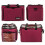 (Maroon) Hillington Knitting Storage Bag Organiser Holder 4