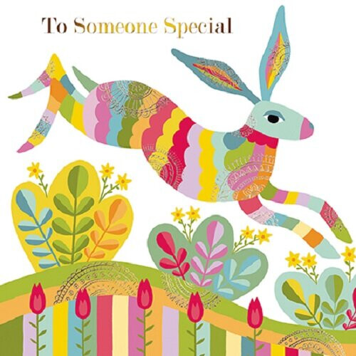 To Someone Special Easter Hare Easter Greeting Card Easter Cards