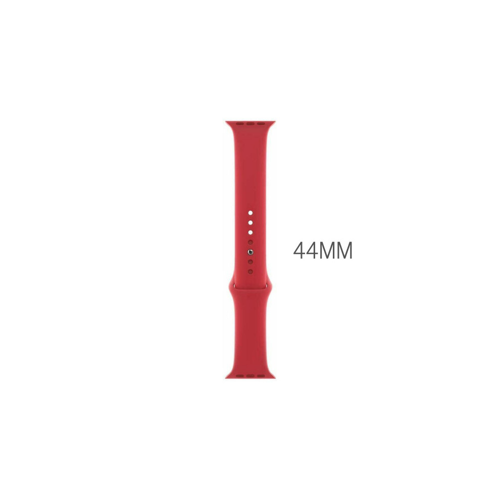 (Red, 44mm) Apple Sport Band Watch Strap Genuine Retail Packed