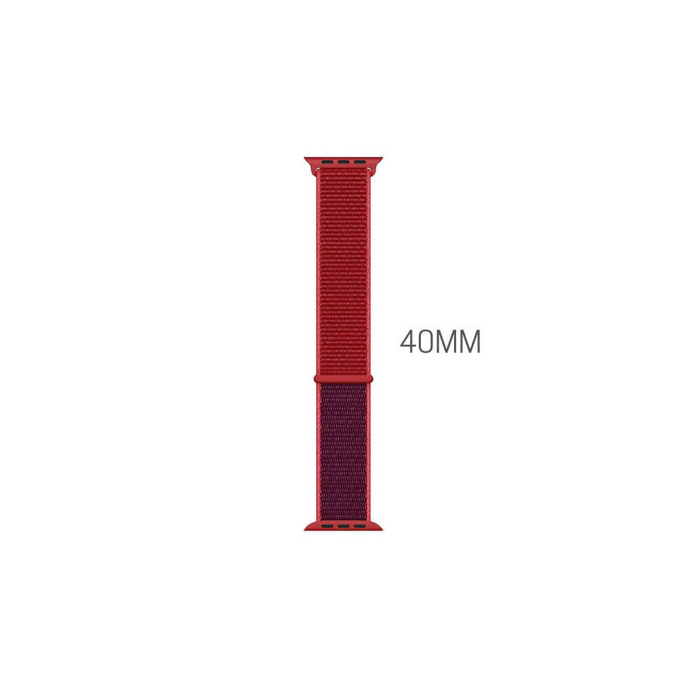(, 40Mm) Apple Sport Loop Watch Strap Genuine Retail Packed Red 190199428409
