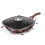 (Rose With Lid) Berlinger Haus Square Grill Pan Non Stick Griddle 3