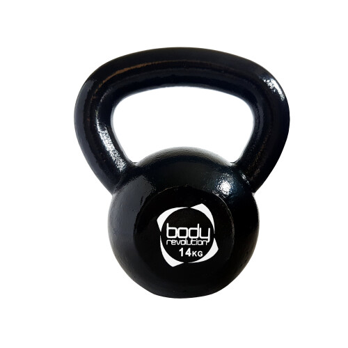 Kettlebell van gietijzer 14 kg