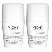 Vichy 48 hour roll-on deodorant for sensitive and irritated skin 2 x 50 ml