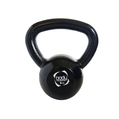 Kettlebell van gietijzer 6 kg
