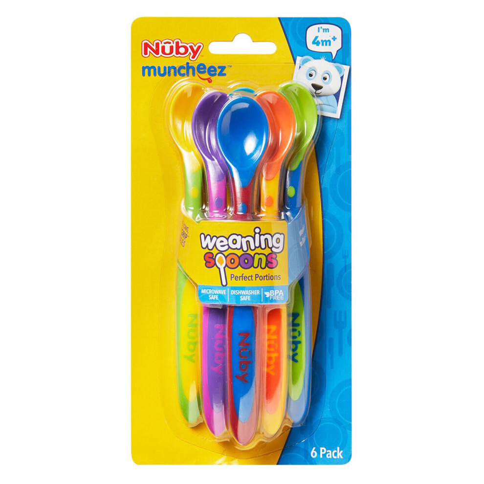 Nuby Weaning Spoons X6