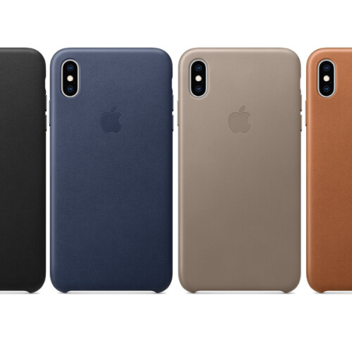 Apple (Midnight Blue) Apple Leather Case for Apple iPhone XS Max Retail 2
