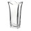 (Rectangle) Bormioli Rocco Clear Glass Flower Vase Decor 1