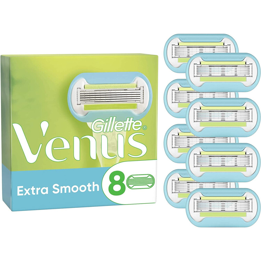 Venus Extra Smooth Razor Blades, 8 pack 