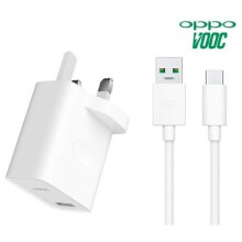 OPPO 30W VOOC UK Wall Plug Charger & USB Type-C Cable For Reno Find X2