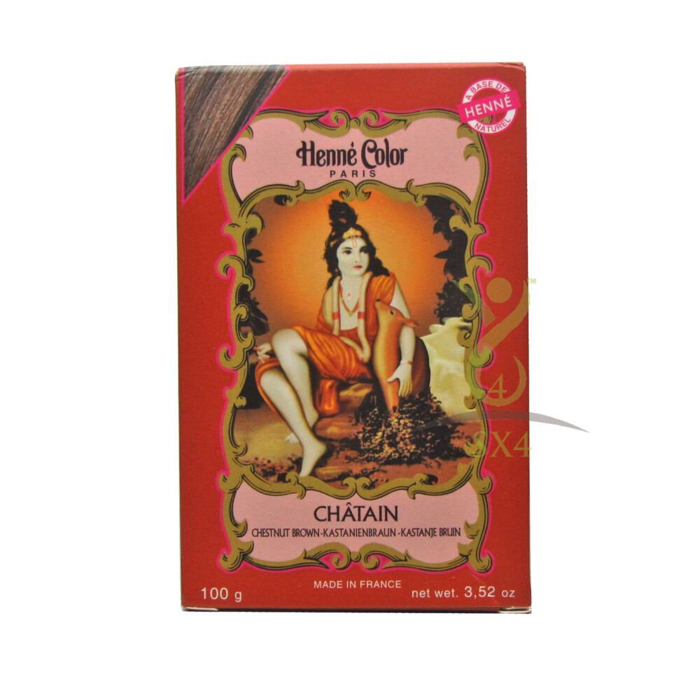 Njd Cosmetics Black,Brown Chestnut Brown Henna Hair Colouring Powder 100G Ammonia Free Natural