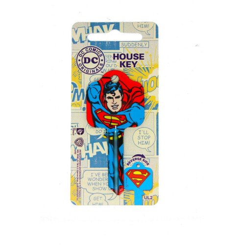 DC Comics Superman Licensed Universal 6-Pin Cylinder Key Blank 1