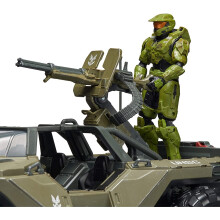 Halo Deluxe Vehicle- Warthog and Master Chief Set