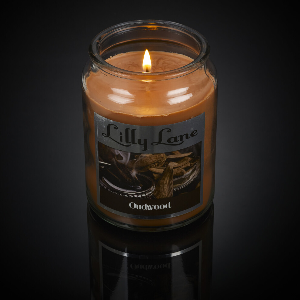 (Oudwood) Lilly Lane 18oz Large Scented Candle Fragrance