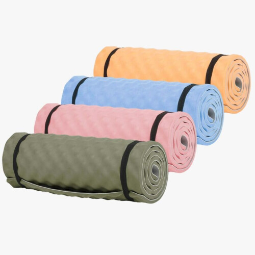 Highlander Traditional Lightweight Comfort EVA Camping Yoga Mat | PINK 2