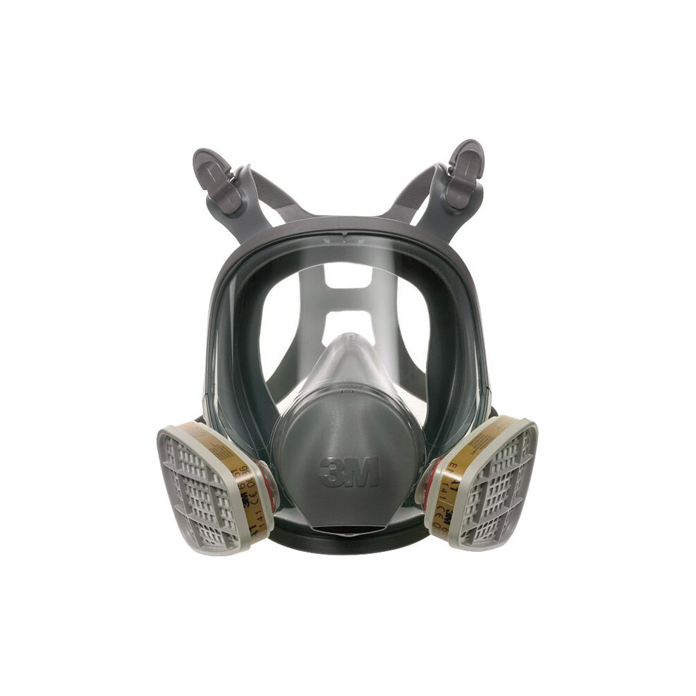 3M 7100015052 6900 Reusable Full Face Mask Respirator - No Filters - Large