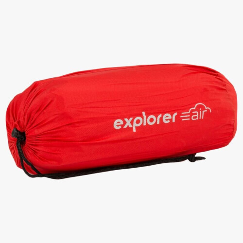 Highlander Highlander Explorer Camping Airbed with Footpump | Red 2