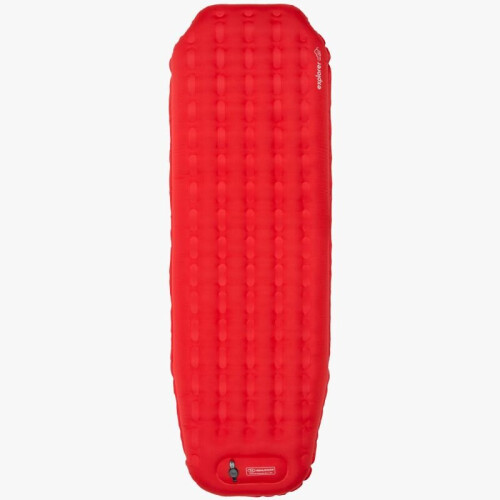 Highlander Highlander Explorer Camping Airbed with Footpump | Red 1