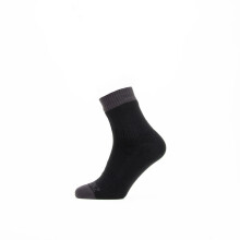 Seal Skinz Waterproof Warm Weather Ankle Length SockBlack/GreyUnisex