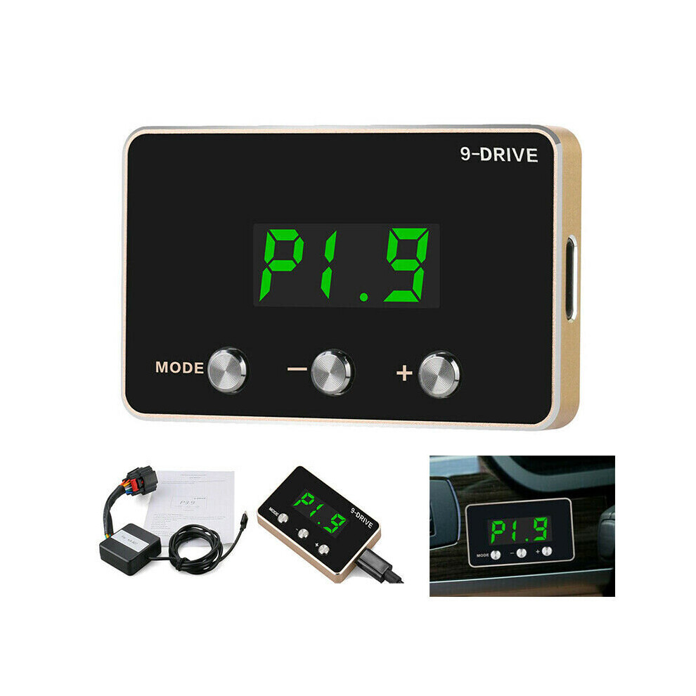 9 Drive 9 Modes Electronic Throttle Controller Racing Pedal Accelerator Booster For Most 12V Cars Trucks 086972237606