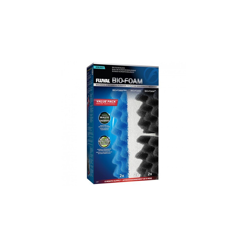 Fluval 406/407 Bio-Foam Value Pack