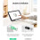 Adjustable Desk Tablet Stand Mobile Phone Holder Foldable Portable Mount White 4