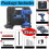 (Drill Set with Two Batteries) Cordless Drill Driver Screwdriver Combi Drill with Manual Hammer 15