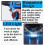 (Drill Set with One Battery) Cordless Drill Driver Screwdriver Combi Drill with Manual Hammer 14