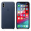 Apple (Midnight Blue) Apple Leather Case for Apple iPhone XS Max Retail 1