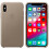 Apple (Taupe) Apple Leather Case for Apple iPhone XS Max Retail 1