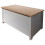 Lancaster Grey & Oak Coloured Hallway Storage Ottoman 1