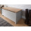 Lancaster Grey & Oak Coloured Hallway Storage Ottoman 4