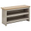 Lancaster Grey & Oak Top Open Shoe Bench with Shelf Storage 2