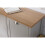 Lancaster Grey & Oak Coloured Hallway Shoe Cabinet 3