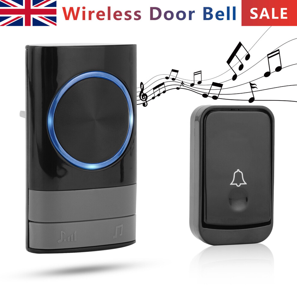 Wireless Doorbell Range Door Bells Waterproof Doorbell Cordless Home