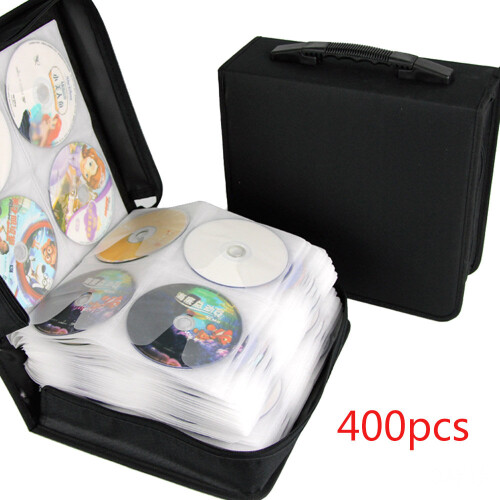 400 Disc Carry Case Storage Holder CD Case Sleeve Wallet Ideal for In Car 1