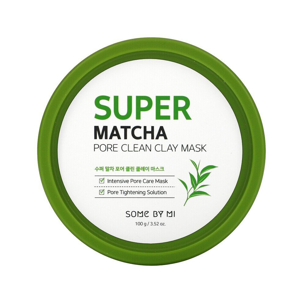 Some By Mi , Super Matcha Pore Clean Clay Beauty Mask, 3.52 Oz (100 G)