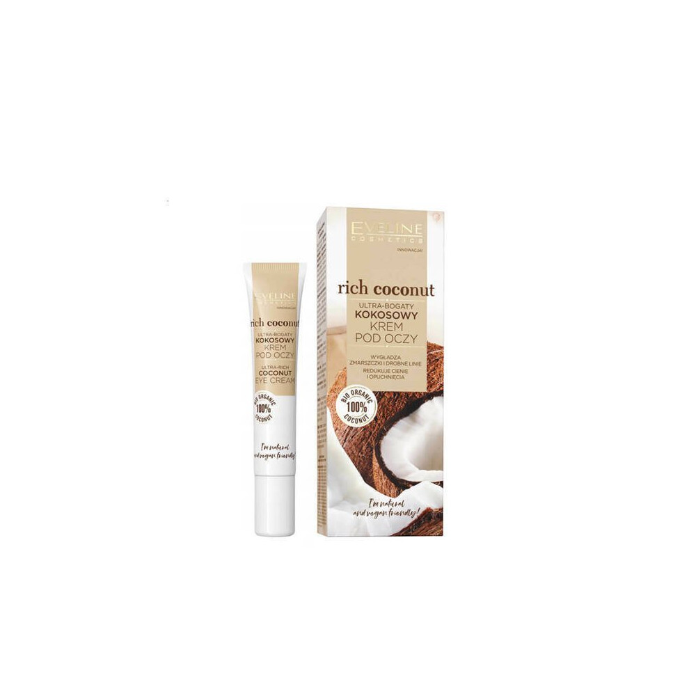 Eveline Rich Coconut Ultra Coconut Anti Wrinkle Eye Cream with Shea Butter 20ml