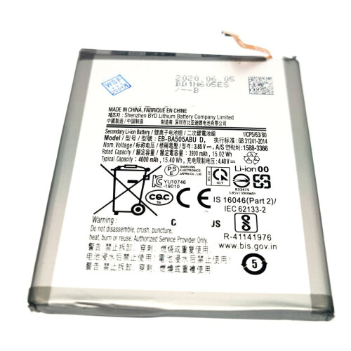 Compatible Battery For Samsung Galaxy A30s SM-A307F EB-BA505ABU