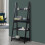 URBN Living (Black) 4 Tier Wooden Storage Display Stand Shelving Rack 1
