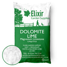 (Bag, 4kg) Elixir Gardens Dolomite Lime Magnesium Limestone | Supplied in a Bag or Re-sealable Tub |500g - 25kg