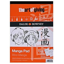Daler Rowney Manga Paper Pad A4 Size 50 Sheets
