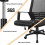 Comfortable Swivel Adjustable Black Stressless Office Work Chair ,Best 4