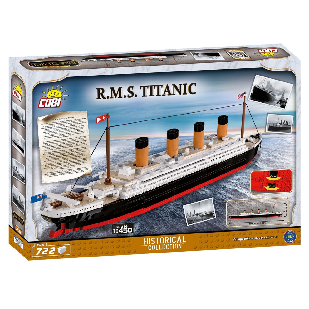 RMS Titanic - COBI 1929 - 720 brick historic ship