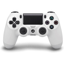 Sony DualShock 4 Controller | Official PlayStation PS4 Controller - Glacier White