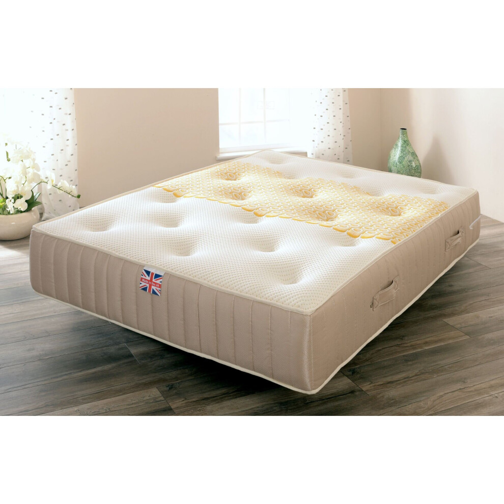 (3ft Single) 4000 Pocket Sprung & Memory foam Mattress Brooklyn