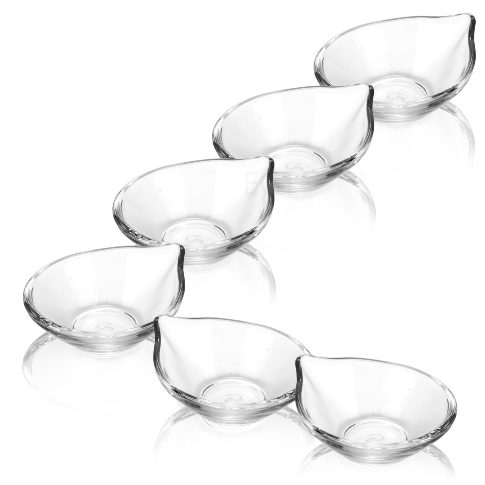Urbn Living Glass Tapas Serving & Side Dishes Appetiser Dessert Bowl Al Fresco